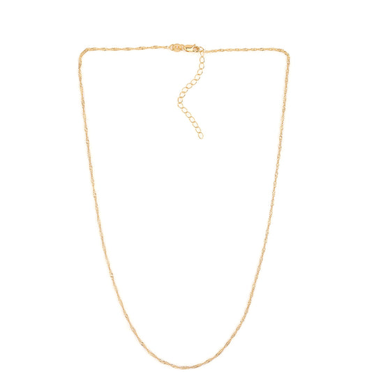 Lanț din Argint 925 Placat cu Aur ( 1.83 grame ) ( Colier )