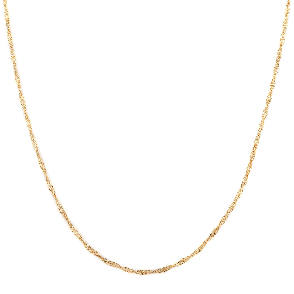 Lanț din Argint 925 Placat cu Aur ( 1.83 grame ) ( Colier )