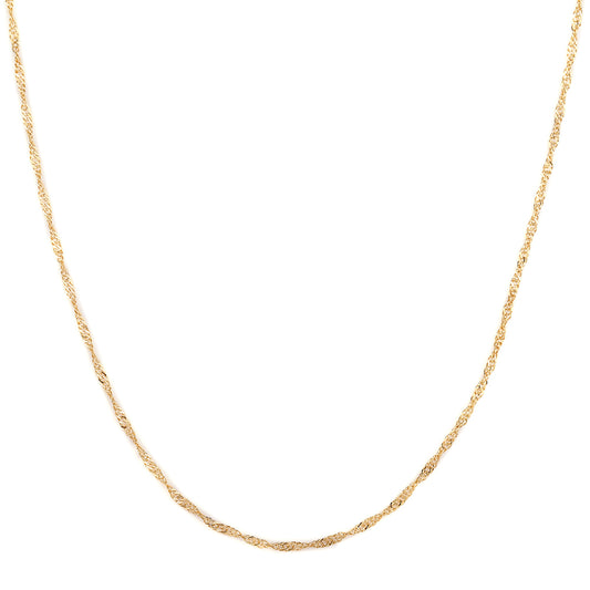 Lanț din Argint 925 Placat cu Aur ( 1.83 grame ) ( Colier )