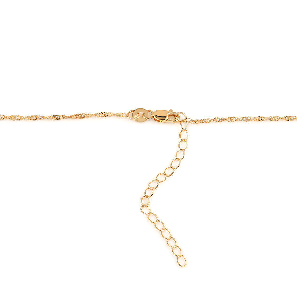 Lanț din Argint 925 Placat cu Aur ( 1.83 grame ) ( Colier ) 3 