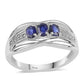 Inel din Argint 925 ( 3.03 grame ) cu Safir Albastru Australian 0.87 Carate