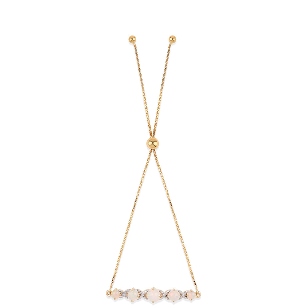 Brățară din Argint 925 Placat cu Aur ( 3.15 grame ) cu Opal Etiopian Lega Dembi 1.53 Carate