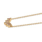 Colier din Argint 925 Placat cu Aur ( 3.28 grame ) cu Diamant Alb 0.03 Carate