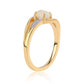 Inel din Argint 925 Placat cu Aur ( 2.22 grame ) cu Opal Etiopian Lega Dembi 0.34 Carate