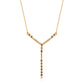 Colier din Argint 925 Placat cu Aur ( 4 grame ) cu Diamant Roșu 0.18 Carate