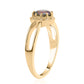 Inel din Argint 925 Placat cu Aur ( 3.02 grame ) cu Topaz Mistic 1.54 Carate