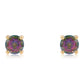 Cercei din Argint 925 Placat cu Aur ( 1.39 grame ) cu Topaz Mistic 1.88 Carate
