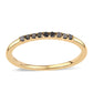 Inel din Argint 925 Placat cu Aur ( 1.2 grame ) cu Diamant Negru 0.14 Carate