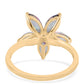 Inel din Argint 925 Placat cu Aur ( 2.42 grame ) cu Topaz Mistic 2.85 Carate