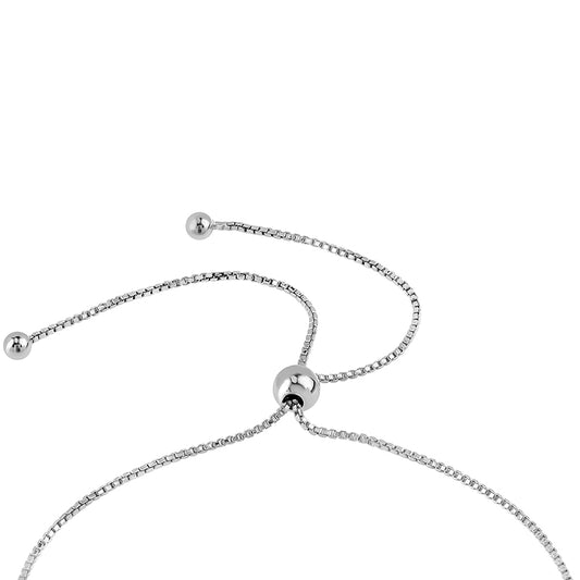 Brățară din Argint 925 ( 6.51 grame ) cu Safir Albastru Australian și Topaz Alb 1.66 Carate