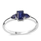 Inel din Argint 925 ( 1.89 grame ) cu Safir Albastru Australian 1.52 Carate