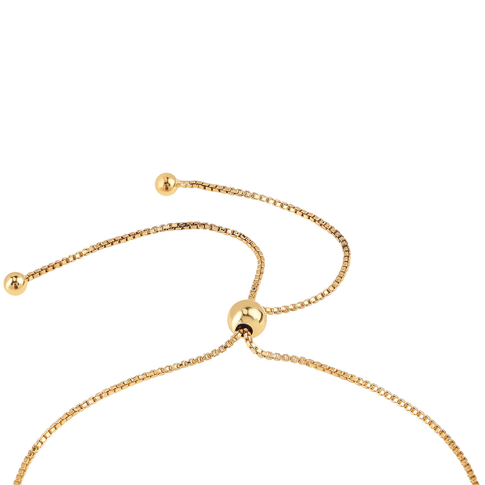 Brățară din Argint 925 Placat cu Aur ( 4.16 grame ) cu Diamant Negru 0.04 Carate 3 