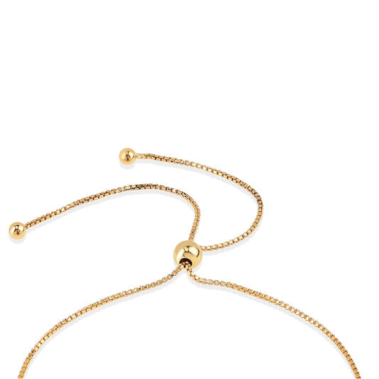 Brățară din Argint 925 Placat cu Aur ( 3.97 grame ) cu Spinel Negru și Topaz Alb 3.39 Carate