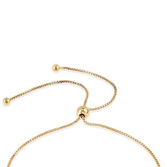 Brățară din Argint 925 Placat cu Aur ( 3.68 grame ) cu Rubin Mozambic și Topaz Alb 1.1 Carate