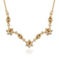 Colier din Argint 925 Placat cu Aur ( 3.38 grame ) cu Diamant Albastru 0.44 Carate