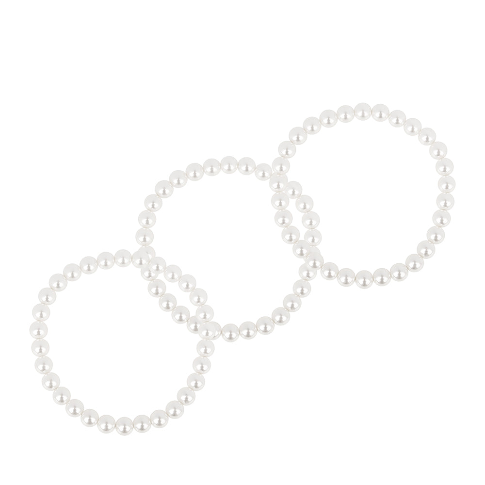 Set din Mărgele ( 1.07 grame ) cu Perlă de Apă Dulce Crem 133.6 Carate 2 