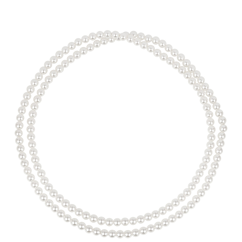 Colier din Argint 925 Placat cu Aur ( 1.15 grame ) cu Perlă de Apă Dulce Crem 227.25 Carate