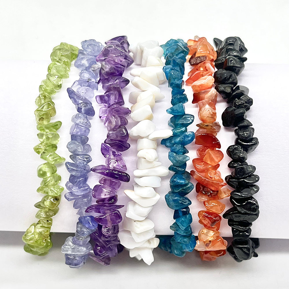 Set din Mărgele ( 1.1 grame ) cu Tanzanit și Ametist Marocan 251.91 Carate ( Brățară )