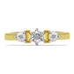 Inel din Argint 925 Placat cu Aur ( 2.1 grame ) cu Diamant Alb 0.02 Carate