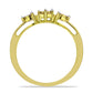 Inel din Argint 925 Placat cu Aur ( 2.1 grame ) cu Diamant Alb 0.02 Carate