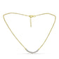 Colier din Argint 925 Placat cu Aur ( 5.26 grame ) cu Diamant Alb 0.08 Carate