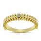 Inel din Argint 925 Placat cu Aur ( 3.06 grame ) cu Diamant Alb 0.02 Carate
