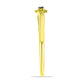 Inel din Argint 925 Placat cu Aur ( 1.4 grame ) cu Diamant Albastru 0.03 Carate