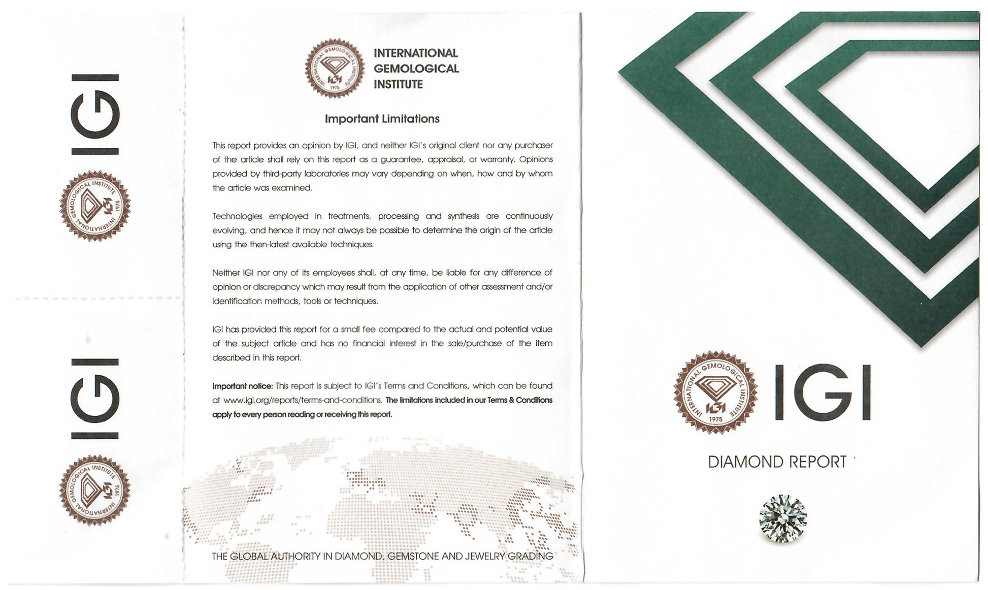 Inel din Aur de 14K ( 2.19 grame ) cu Diamant Alb 0.9 Carate cu certificat IGI 5 