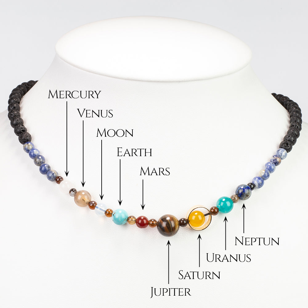 Colier din Pepită ( 25.87 grame ) cu Lapis Lazuli și Ochi de Tigru