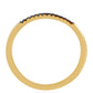 Inel din Argint 925 Placat cu Aur ( 0.92 grame ) cu Diamant Albastru 0.06 Carate