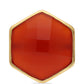 Inel din Argint 925 Placat cu Aur ( 4.65 grame ) cu Onix Roșu 21.72 Carate