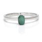 Inel din Argint 925 ( 1.73 grame ) cu Smarald Brazilian 0.44 Carate