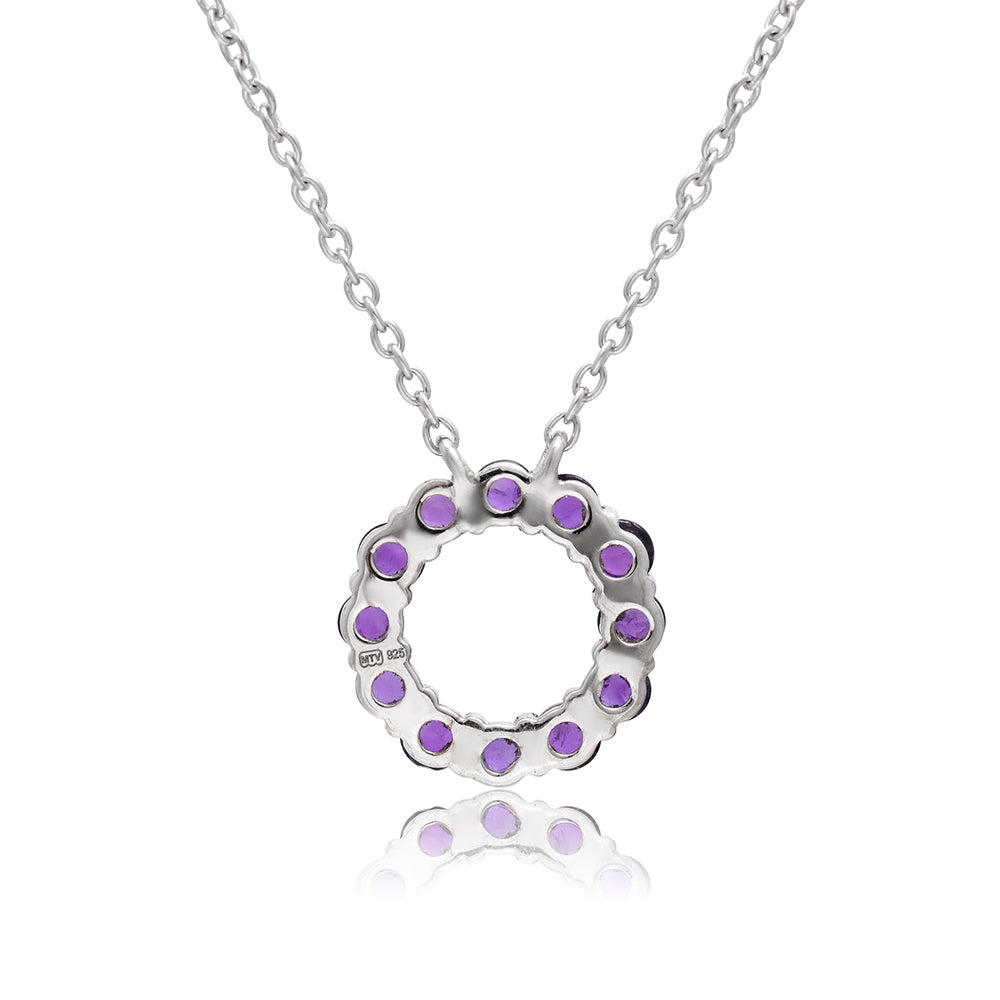 Pandantiv din Argint 925 ( 3.92 grame ) cu Ametist Marocan 1.9 Carate