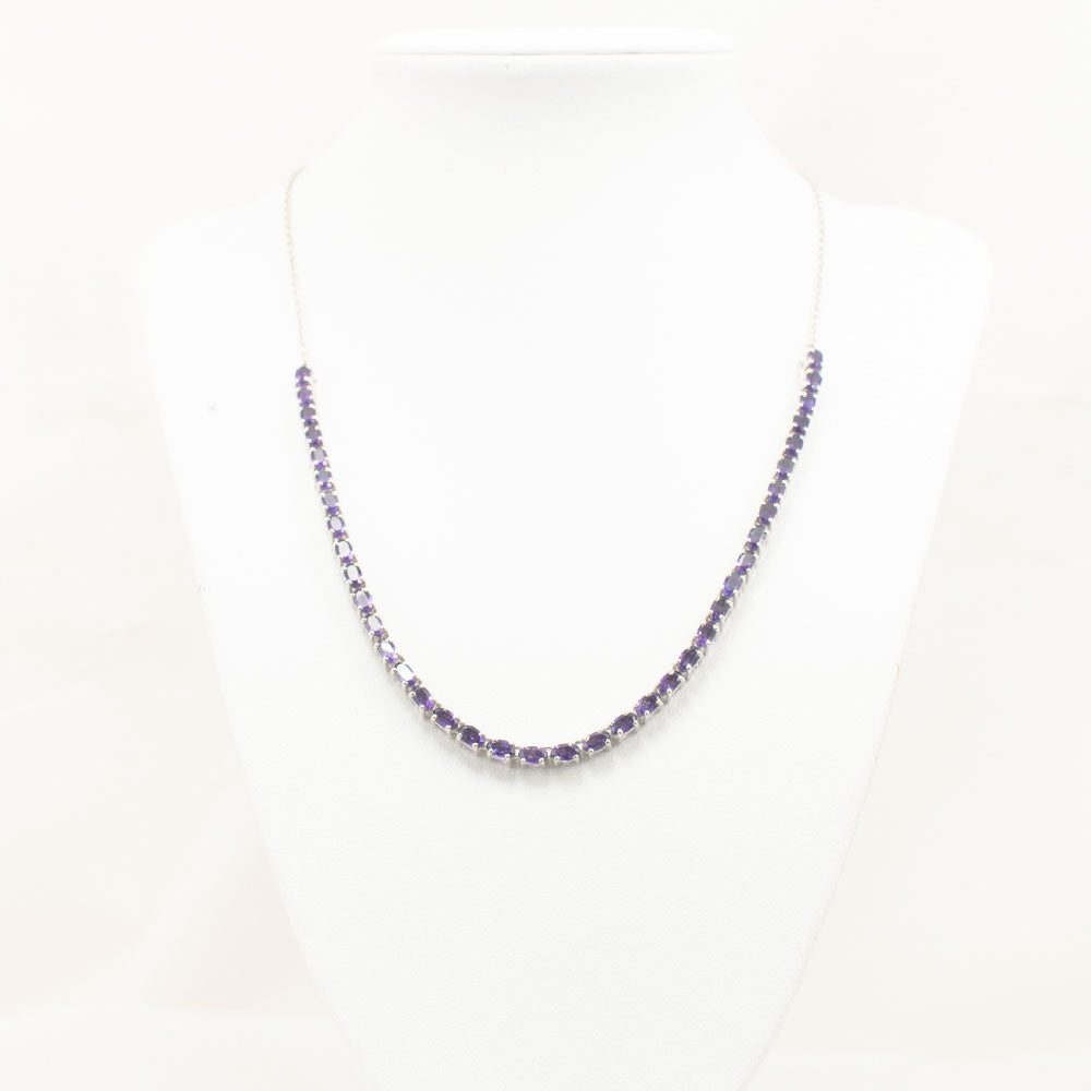 Colier din Argint 925 ( 12.33 grame ) cu Ametist Marocan 8.03 Carate