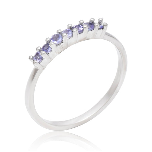 Inel din Argint 925 ( 1.63 grame ) cu Tanzanit AAA 0.27 Carate