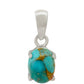 Pandantiv din Argint 925 ( 0.67 grame ) cu Turcoaz Oyster 1.09 Carate
