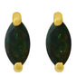 Cercei din Argint 925 Placat cu Aur ( 0.53 grame ) cu Opal Etiopian Lega Dembi 0.22 Carate