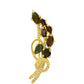Broşă din Argint 925 Placat cu Aur ( 2.75 grame ) cu Opal Etiopian Lega Dembi și Topaz Alb 0.75 Carate