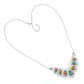 Colier din Argint 925 ( 13.31 grame ) cu Turcoaz Oyster 10.94 Carate