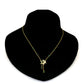Colier din Argint 925 Placat cu Aur ( 8.34 grame ) cu Opal Etiopian Lega Dembi 1.19 Carate