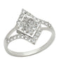 Inel din Argint 925 ( 2.5 grame ) cu Topaz Alb 0.63 Carate