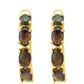 Cercei din Argint 925 Placat cu Aur ( 3.38 grame ) cu Opal Etiopian Lega Dembi 1.22 Carate