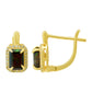 Cercei din Argint 925 Placat cu Aur ( 2.97 grame ) cu Opal Etiopian Lega Dembi 1.44 Carate