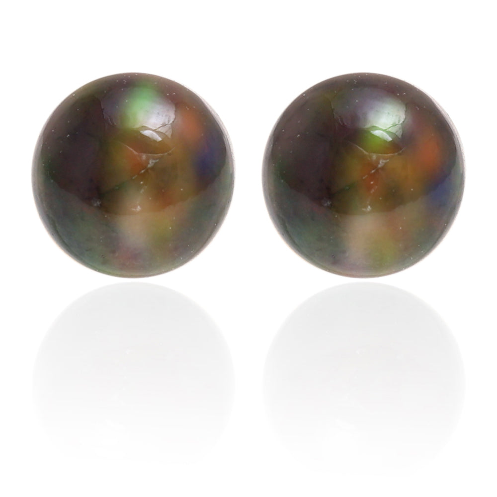 Cercei din Argint 925 Placat cu Aur ( 0.62 grame ) cu Opal Etiopian Lega Dembi 0.65 Carate