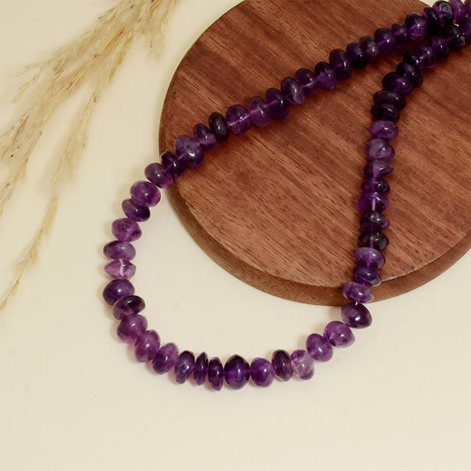 Brățară din Argint 925 ( 1.02 grame ) cu Ametist Brazilian 40.5 Carate