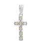 Cruce Pandantiv din Argint 925 ( 1.57 grame ) cu Piatra Lunii Curcubeu 1.16 Carate