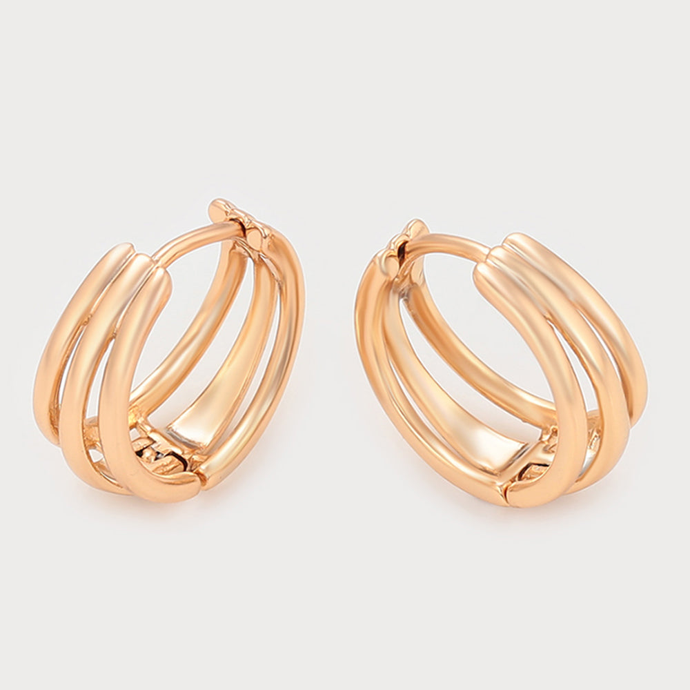 Cercei din Aliaj Placat cu Aur