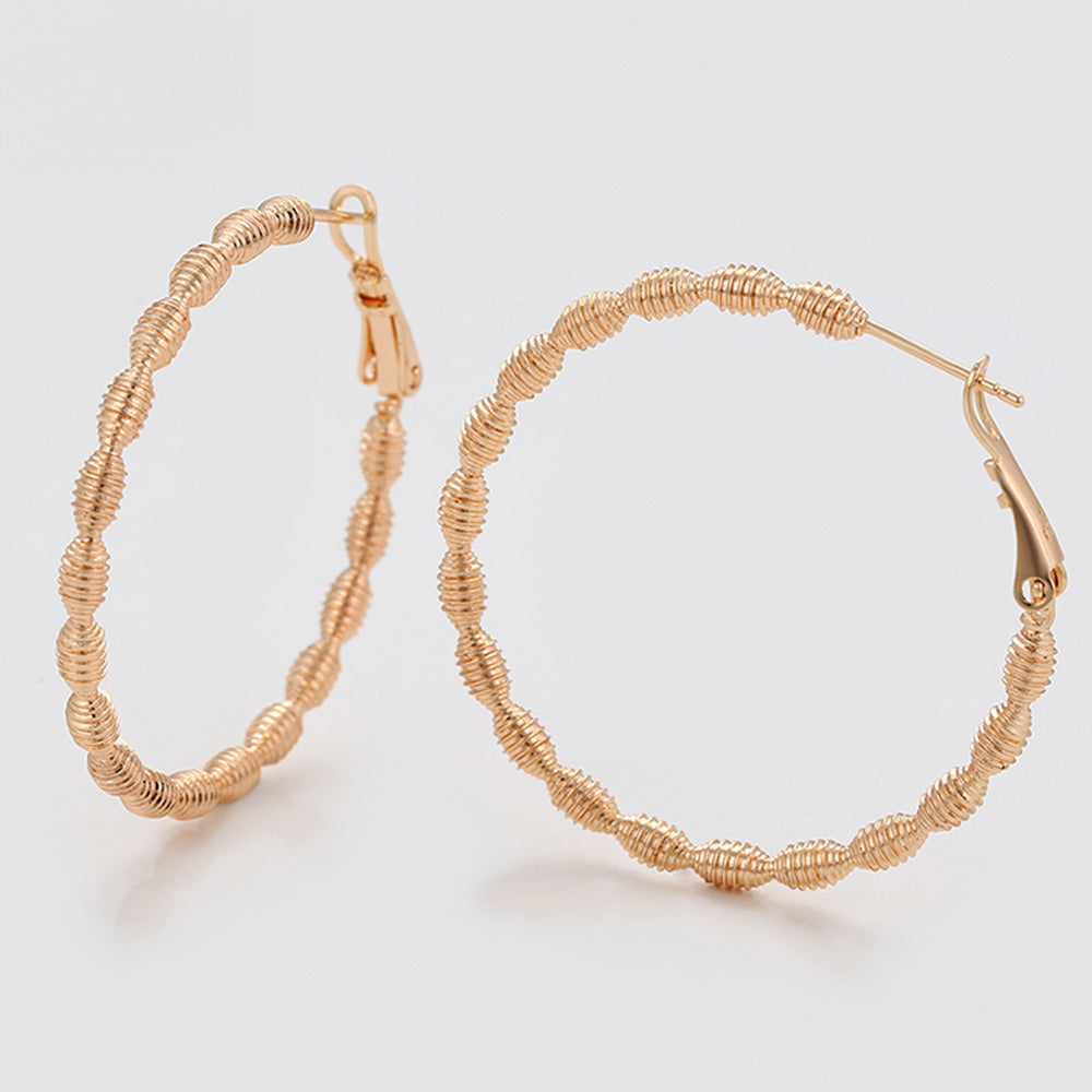 Cercei din Aliaj Placat cu Aur