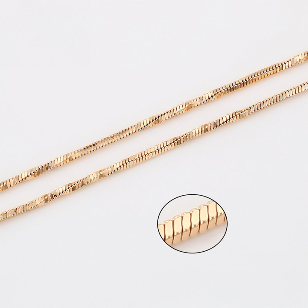 Lanț din Aliaj Placat cu Aur ( Colier ) 5 