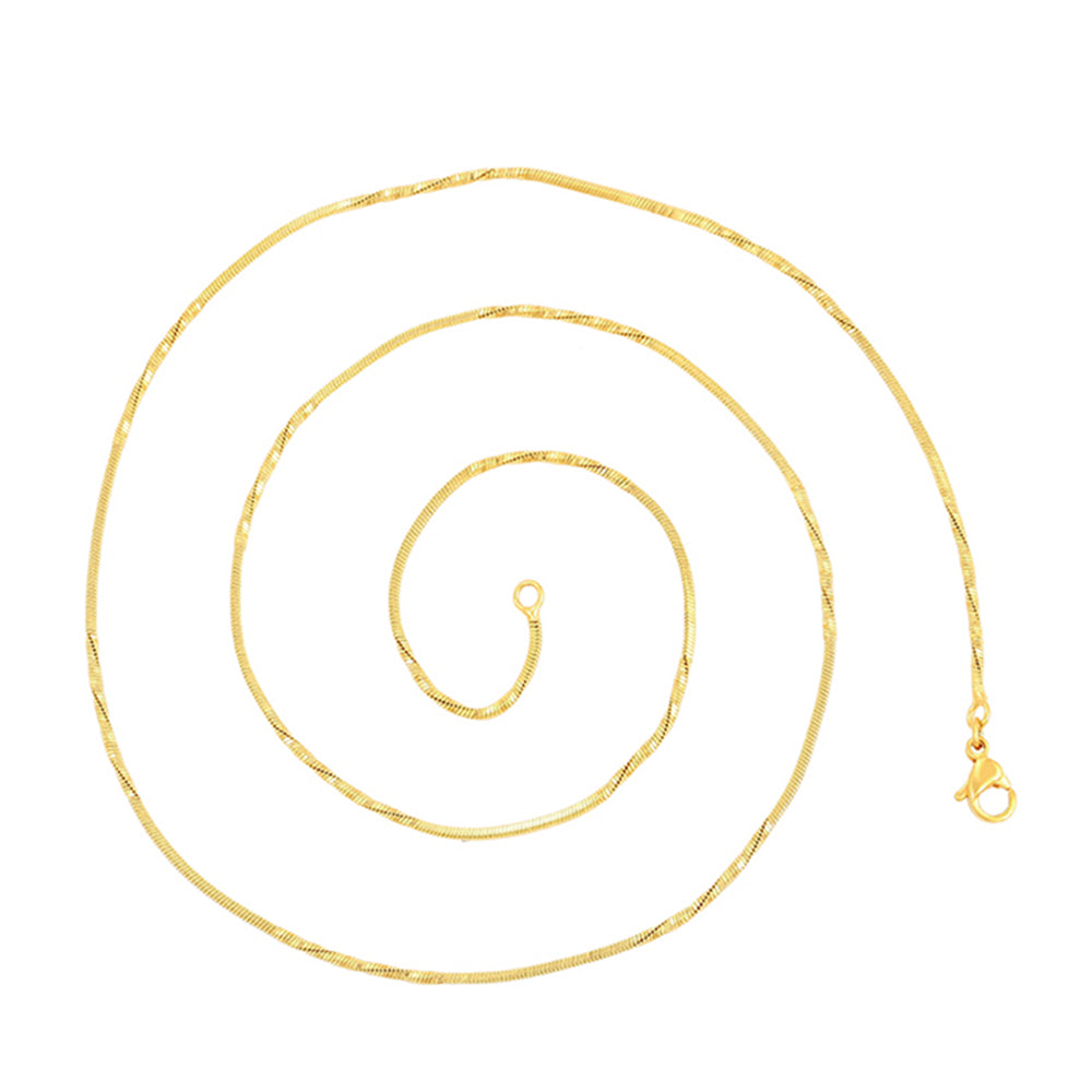 Lanț din Aliaj Placat cu Aur ( Colier ) 2 